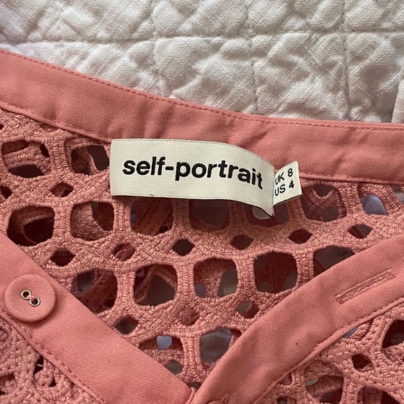 Self Portrait off the shoulder pink top - Picture 4 of 5